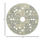 3M Hookit Blue Abrasive Discs 36157, Multi-Hole, 5 in, 80+ Grade, Pack of 50, Virtually Dust-Free, for Auto Sanding, Body Repair, Featheredging, Primer Sanding, Paint Preparation, E-Coat Sanding