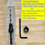 FTG USA Countersink Drill Bit for Wood with Tapered Drill Bit #8 (11/64")
