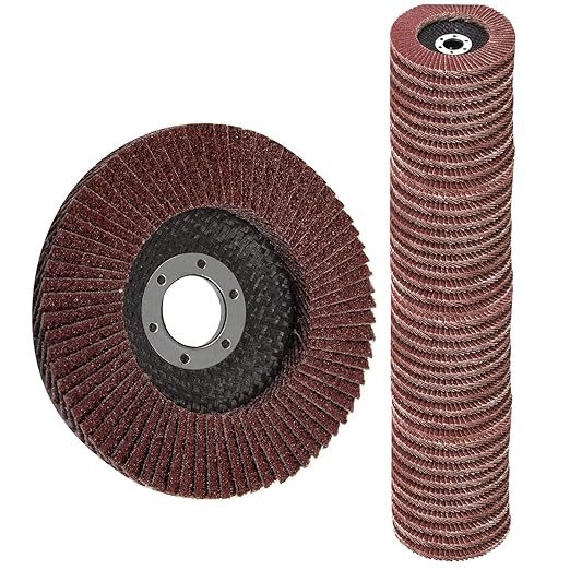Flap Discs 40 PCS 4.5 Inch - 80 Grit Grinding Discs 4 1/2 Assorted Sanding Grinding Wheels,Aluminum Oxide Abrasives,Grinder disc