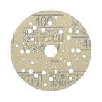 3M Hookit Blue Abrasive Ceramic Aluminum Oxide Hook & Loop Disc - 5 in Diameter Multi-Hole Vacuum Holes - 36166 [PRICE is per BOX]