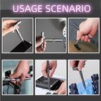24-in-1 Magnetic Screwdriver Set with Mini Ratchet -Precision screwdriver set, suitable for DIY and home repairs, detachable handle