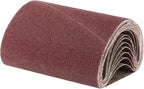 uxcell 10pcs 8" x 19" Sanding Belts 36 Grits Aluminum Oxide Abrasive Belt Sander Paper Sanding Papers for Metal Wood Grinding Polishing, Reddish Brown