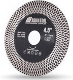 SHDIATOOL 5Pcs Porcelain Tile Diamond Saw Blades Diameter 4.5 Inches x 7/8 inch for Dry/Wet Cutting Grinding Ceramic Marble Artificial Stone
