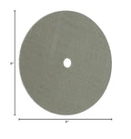 CS Unitec 80986 FIX Disc with Hook & Loop Fasterning, TZ Pyramid, 6" Diameter, A45/400 Grit, (Pack of 10)