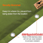Backflow Preventer Insulation Cover - Water Pipe Insulation Sprinkler Cover for Outside - Insulated Backflow Cover Pouch for Irrigation Back Flow Valve in Winter or Sun Exposure (18"W x 34"H, GREEN)