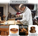 Clearly Printed 250mm Circle Center Finder Tool, Protractor, and Circle Maker Tool and Compass for Woodworking and Wood Turning. Find The Center of Timber or Dowel with Our Center Finder Ruler.