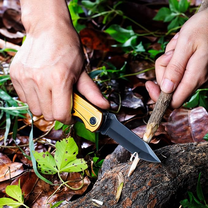 RoverTac Multitool Knife – 15-in-1 Pocket Knife with Pliers, Wire Cutter and Screwdrivers – Perfect Gifts for Men, Dad, Husband – Durable Camping Gear for Christmas, Father’s Day, and Birthdays