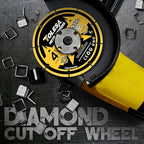 TOLESA Diamond Cutting Wheel 4 1/2 x 7/8 Inch for Metal, Cut Off Wheel with 5000+ Cuts on Rebar, Steel, Iron and INOX, 1 Pack