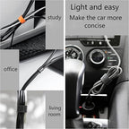 54 Yards x 1/2 Inch Reusable Cable Ties - BSELEYY Adjustable Cord Straps Cable Management Tape Cord Organization Straps Hook Loop Tape Cord Wrap for Home,Office, Wire Bundling (27Yd x 2 Rolls)