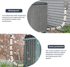 Outdoor 3-Layer HVAC Copper Pipe Insulation Cover,UV-Resistant 600D Oxford Cover for Outside AC Pipe Insulation,Weatherproof AC Line Sleeve Mini Split to Central Air,72" L×10.2" W,Beige