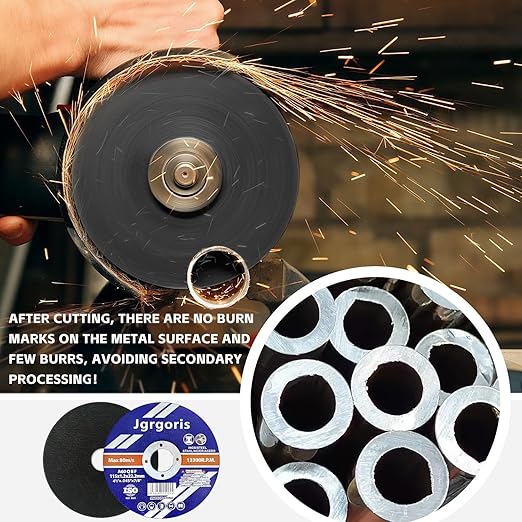 Cut Off Wheels 4-1/2", 100 Pack Angle Grinder Cutting Wheel, Metal Cutting Disc for Metal & Stainless Steel 045" Thick 7/8" Arbor - 100 Count