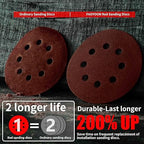 80 Grit 5 Inch Sanding Discs Hook and Loop, Sanding Disks, Sandpaper for Wood, 100 Pcs
