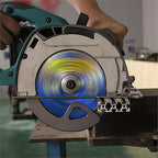 Aluminum Cutting Circular Saw Blade, Medium Aluminum,The Cutting Head uses a Special Anti-Heat Sticking Coating with high Finish and Long Life,NFM 6-1/2 inch 54-Tooth 5/8" -TA