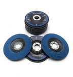 SIGNI 10-Pack Premium Zirconia Abrasive Flap disc for Angle Grinder Grinding Metal Steel (4.5 inch T29 120#)