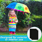 Outus 16 Pieces Waterproof Tent Repair Tape Kit, Repair Tape for Sofa, Tent,seat,Jackets,Umbrella, 8.27" x 11.69" (Black)