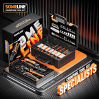 SOMELINE Crimping Tool Connector Set, JST-XH 2.5mm/Du pont 2.54mm/KF2510 2.54mm Connector Set, 24 Styles, 30-20 AWG Ratcheting Crimper for JST Series,KF2510,Molex,AMP EI series
