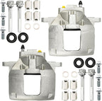 Torchbeam Front Brake Calipers Set for Jeep Wrangler 2013-2017, Dodge Grand Caravan 2013-2016, Chrysler Town & Country 2013-2016, Front Left and Front Right Calipers Replace # 185485+185484