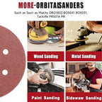 100 PCS 6 Inch Sanding Discs 1000 Grit Hook and Loop Sandpaper, Round Orbital Sand Paper Discs for Sander