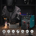 Plasma Cutter, [Pilot Arc] [Large LED Display] [Air Sensor] 65A bestarc Plasma Cutter Machine 110/220V Dual Voltage, 5/8 Inch Clean Cut 1 Inch Max Cut, Post Flow 2T/4T for Beginners DIY