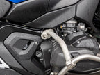 Reinforcement Crash Bars Compatible with BMW R 1300 GS OEM Accessory Crash Bars – 1 Inch Diameter Stainless Steel Tubing - Alloy Clamps with Thick Flanges for Extra Strength & Safety - Silver