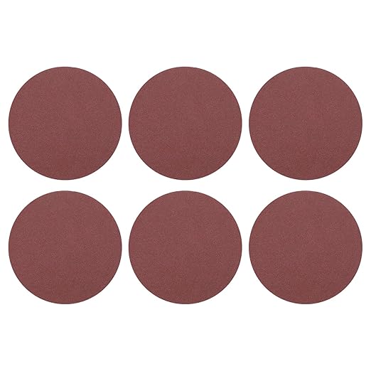 HARFINGTON 15 Pcs 8 Inch Sanding Disc 100 Grit Hook and Loop Sandpaper Random Orbital Sander Pads for Woodworking Automotive Metal Polishing