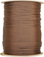 The Paracord Store | Type III 550 Paracord - 250 FT Spool, Chocolate Brown | Heavy Duty 7 Strand Tactical Paracord - USA Made Nylon Outdoor Parachute Cord for Camping, Fishing & More - Survival Cord