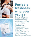 YUNI Beauty Large Body Wipes (Unscented, 12 Count) Super Soft Moist Showerless that Cleanse & Deodorize - On-the-Go Waterless Body Cleanser - Biodegradable Individually Wrapped Wipes for Travel