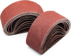 3x18 Inch Sanding Belts, 8 PCS Each of 40 60 80 Grit,24 Pack Aluminum Oxide Sander Belt Craftman Belt Sandpaper