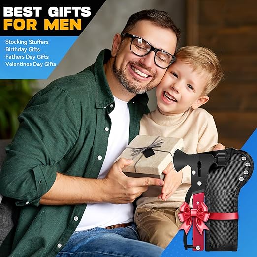 Gifts for Men, 15 in 1 Multitool Axe for Camping Hunting Hiking, Gifts for Dad, Men, Husband, Him, Father, Birthday Gadgets Idea for Him Husband Boyfriend