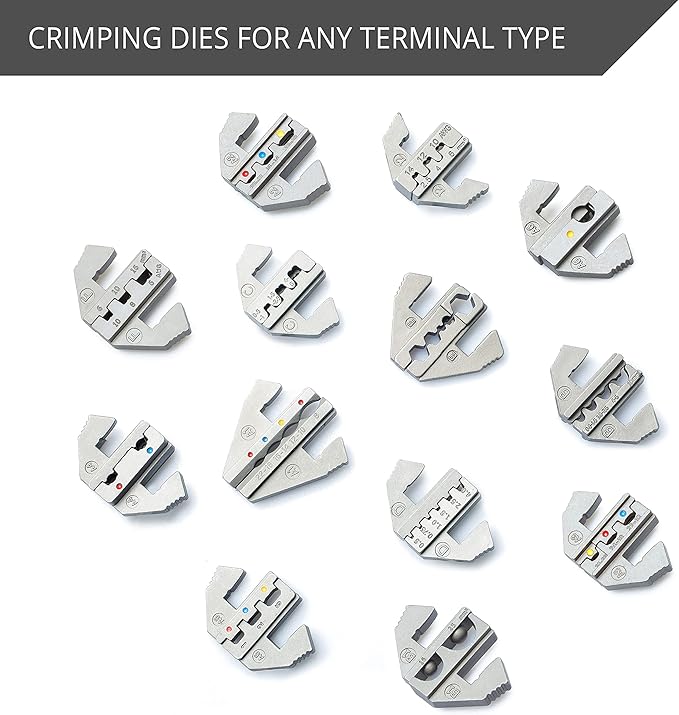 Wirefy Crimping Die for Heat Shrink Connectors - 22-10 AWG