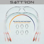 24 Pack Clear Safety Glasses, UV Protection Protective Eyewear for Men Women, ANSI Z87.1 Scratch & Impact Resistant Eye Protection, Ideal for Construction, Sports, Lab, Shooting