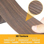 GSCIT Club Wood Grain Repair Tape, 2.3 inch X 25ft Self Adhesive Walnut Grain Repair Patch for Tables, Chairs, Baseboards, Doors, Windows, Floors, Handicraft DIY.
