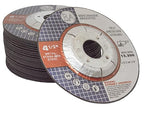 Benchmark Abrasives Grinder Cut Off Wheels 4 1/2 Inch Aluminum Oxide Depressed Center Thin Type 1 for Metals, .045" Thick 7/8" Arbor, Angle Grinder Cutting Disc, Grinding Cutting Wheel - 50 Pack