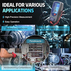M500 Megohmmeter, Compatible with Supco M500 Megohmmeter, 500 Volts Megohmmeter, M500 Megger Tester Measures Up to 1000 Megohms, Ideal for HVAC Compressor Tester and Home Improvement Use
