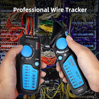 BSIDE Wire Tracker RJ45 RJ11 Network Cable Tester, Dual knob with Anti-Interference, Telephone Line Tracer Internet LAN Wire Finder Toner Network Cable Collation Continuity Checker with Carrying Case