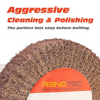 6 Inch Flap Wheel, Non-Woven Polishing Wheel (Grit80)