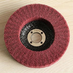 9Pcs 4" x 5/8" Nylon Fiber Flap Disc Polishing Grinding Wheel,Scouring pad Buffing Wheel for Angle Grinder Polishing,Flap Discs for Power-Operated Grinders