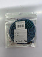 Cat8 Ethernet Cable 25 ft 1 Pack, High Speed 40Gbps 2000MHz, Braided, Blue, Compatible with Router, Modem, Laptop, PC, Gaming