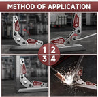 YESWELDER Adjustable Angle Welding Magnet 20-200° Magnetic Welding Holder of 48LBs Holding Power Welding Accessory
