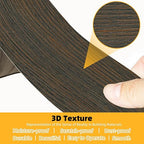 GSCIT Club Brown Walnut Wallpaper, 15.7 inch X 25ft Self Adhesive Wood Grain Repair Tape Patch for Tables, Chairs, Baseboards, Doors, Windows, Floors, Handicraft DIY.