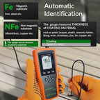 Digital Professional Coating Thickness Gauge Industrial-818 Paint Meter for Fe/NFe with Measuring Range: 0-197 mils | Resolution 0,001 mils | PC Connection