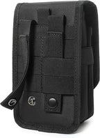 Heavy Duty Small Tool Bag with D-Ring Clip,Flag Patch&Shoulder Strap - Small Tactical Molle Zipper Tool Bag,EDC Storage Tool Bags for Men,Multipurpose Utility Work Organizer Bag