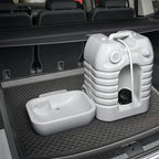Yescom 45L Hand Wash Station Portable Wash Sink for RV Travel Outdoors
