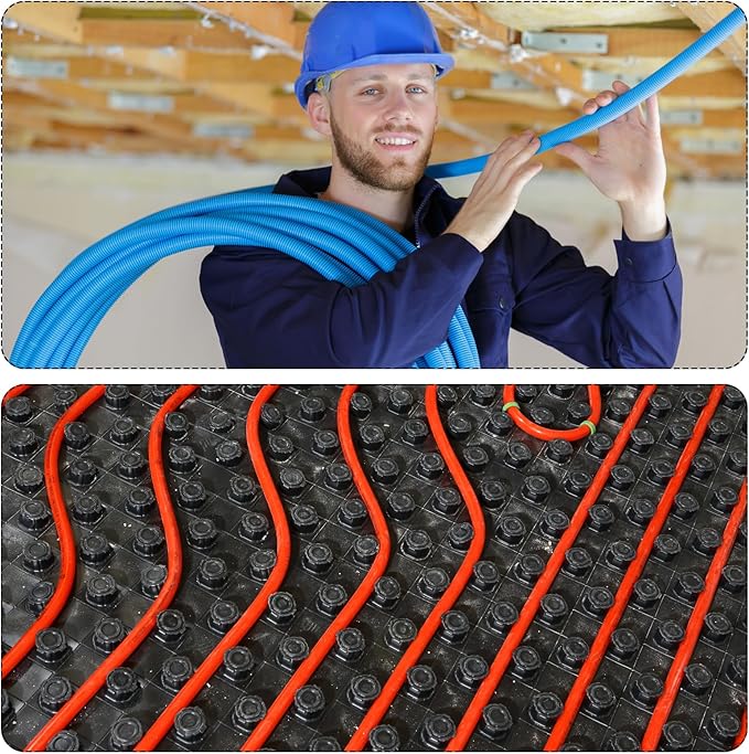 MECCANIXITY Spring Tube Bender OD 12 mm/0.5" Steel Spring Pipe Bending Tubes 520 mm/20.5" Long for 3/8" PVC Pipe(ID 13 mm) Home Renovations, Electrician Wiring Bending Pipe