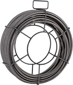 VEVOR Drain Cleaning Cable 75ft x 3/8 inch Solid Core Cable Sewer Cable, Drain Auger Cable Cleaner, Snake Clog Pipe Drain Cleaning Cable W/Four Shapes of Cutters
