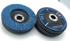 SIGNI 10-Pack Premium Zirconia Abrasive Flap disc for Angle Grinder Grinding Metal Steel (4.5 inch T29 80#)