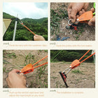 Hikeman Camping Rope with Ratchet Pulley,Quick Setup Outdoor Guy Lines Adjustable Tent Tie Downs Rope Hanger for Canopy,Kayak and Canoe,Grow Light (Fluorescent Green)