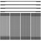 60Pcs Coping Saw Blades Set, 6-1/2-Inch Long Between Pins, Sturdy Wood Cutting Saw Blades Kit (15 TPI, 18 TPI, 24 TPI) High-Carbon Steel Pin End Scroll Saw Blade Assortment (60,10/15/18/24)