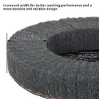 15Pcs 180# 320# 600# Scour Flap Disc 4 1/2 Inch Angle Grinder Attachment for Metal & Wood Scouring Pads Polishing Wheel Sanding Disc Paint Rust Remover