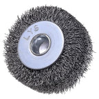 2 Inch Wire Wheel Brush Wire Wheel Brush for Drill Attachment,Rocaris 4 Pack Heavy Duty Wire Brushes Removal Paint Rust & Corrosion, 0.0118" Carbon Steel Wire, 1/4in Shank, 20000RPM